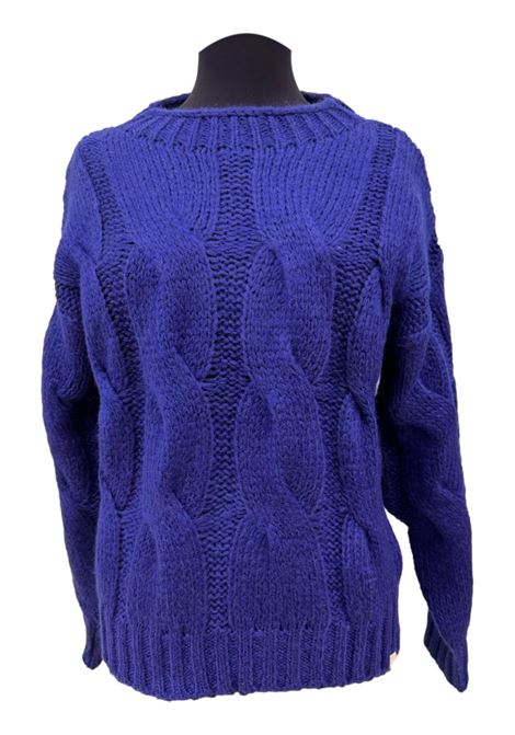 Crew-neck jumper with braids ROY ROGER'S | sweaters | A19RND503C7530000157